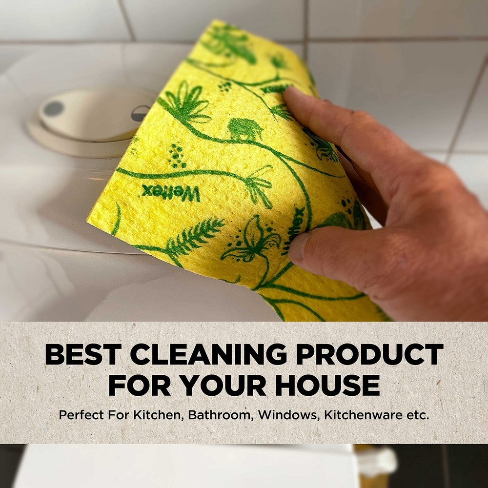 The Original 10 Pack Swedish Dishcloth for Kitchen