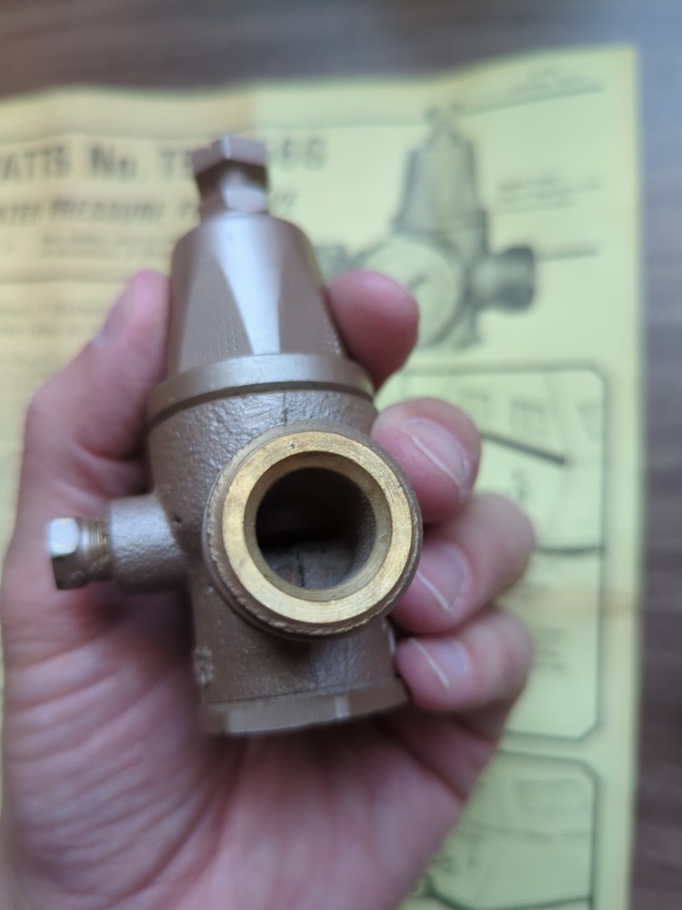 Watts No. T56, T56G Water Pressure Fill Valve Regulator For Recreational Vehicle