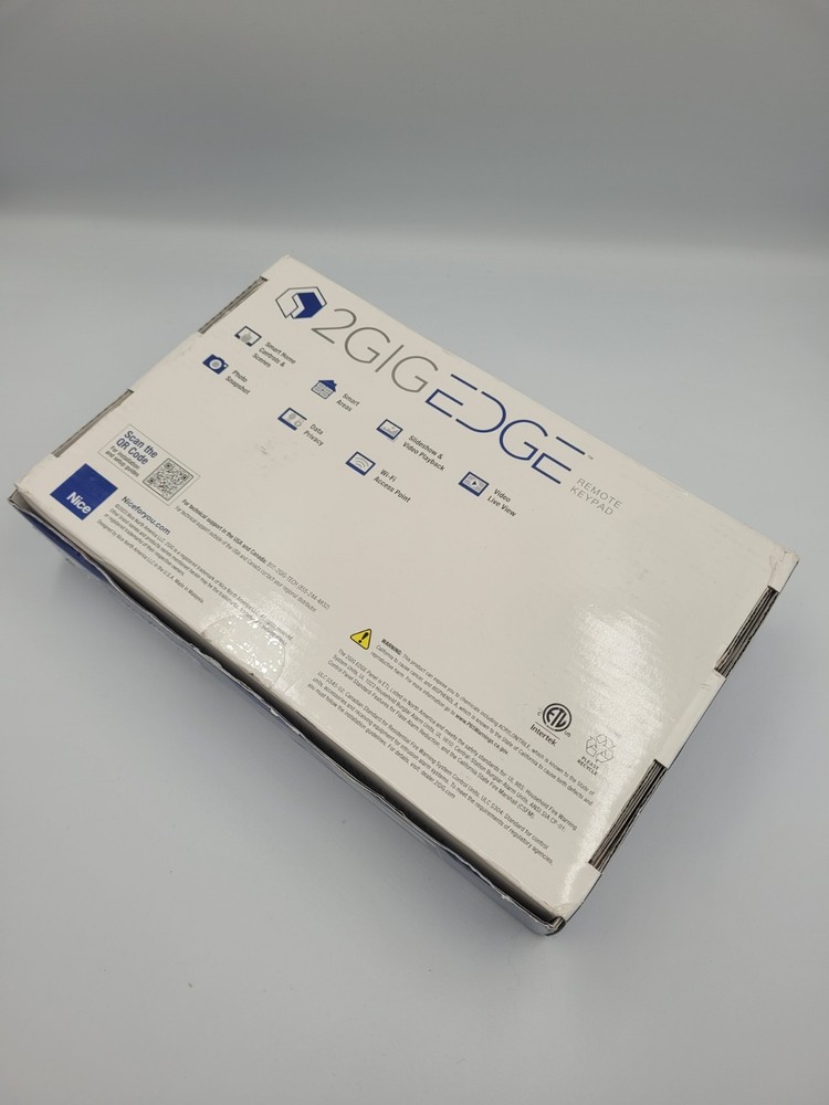 2GIG Edge Wireless Touchscreen Security Alarm Panel 2GIG-EDG-RK