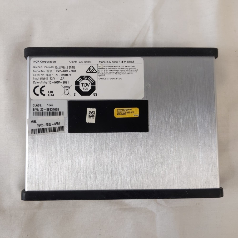 NCR Corporation 1642 Kitchen Controller
