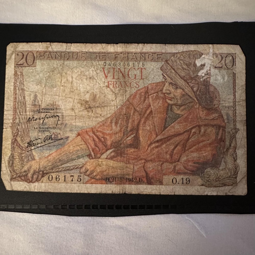 20 FRANCS - 1943