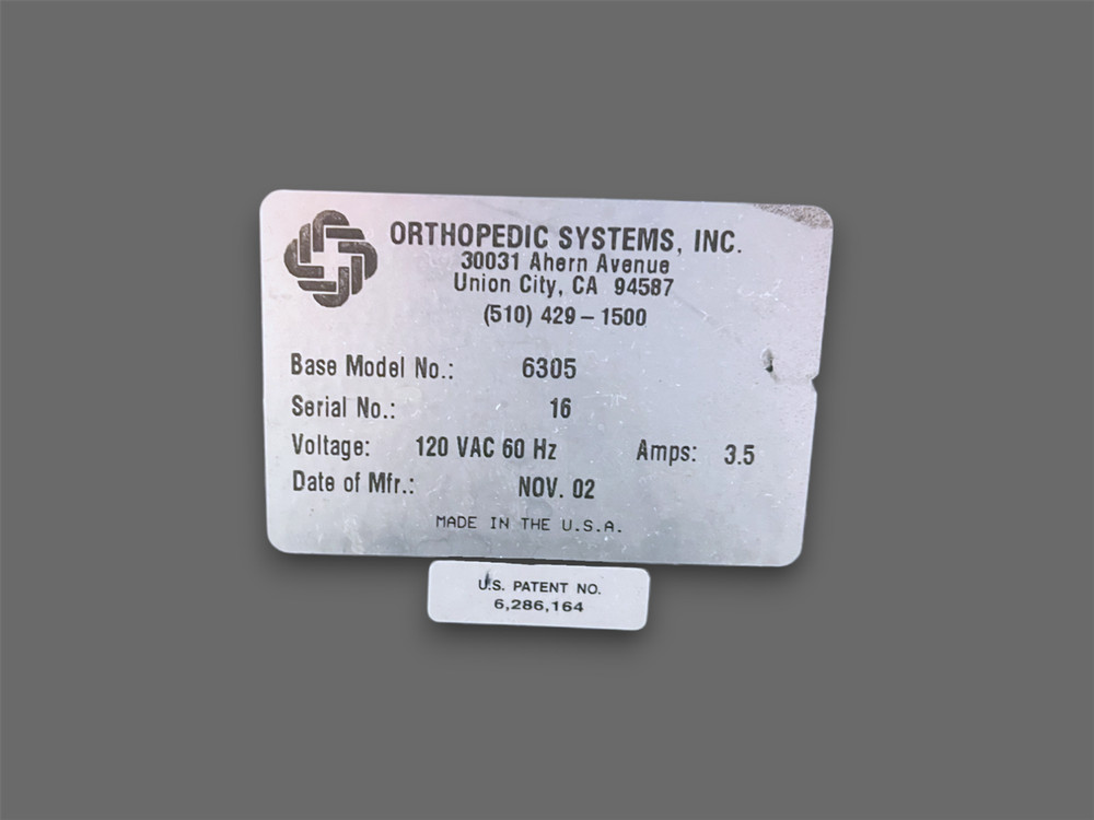 OSI Ovation Hip Fracture Table Model 6305
