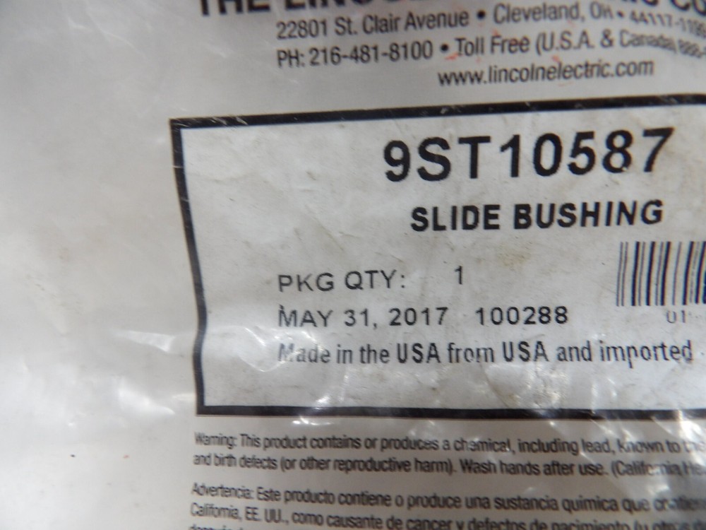 Lincoln Magnum Slide Bushing 9ST10587