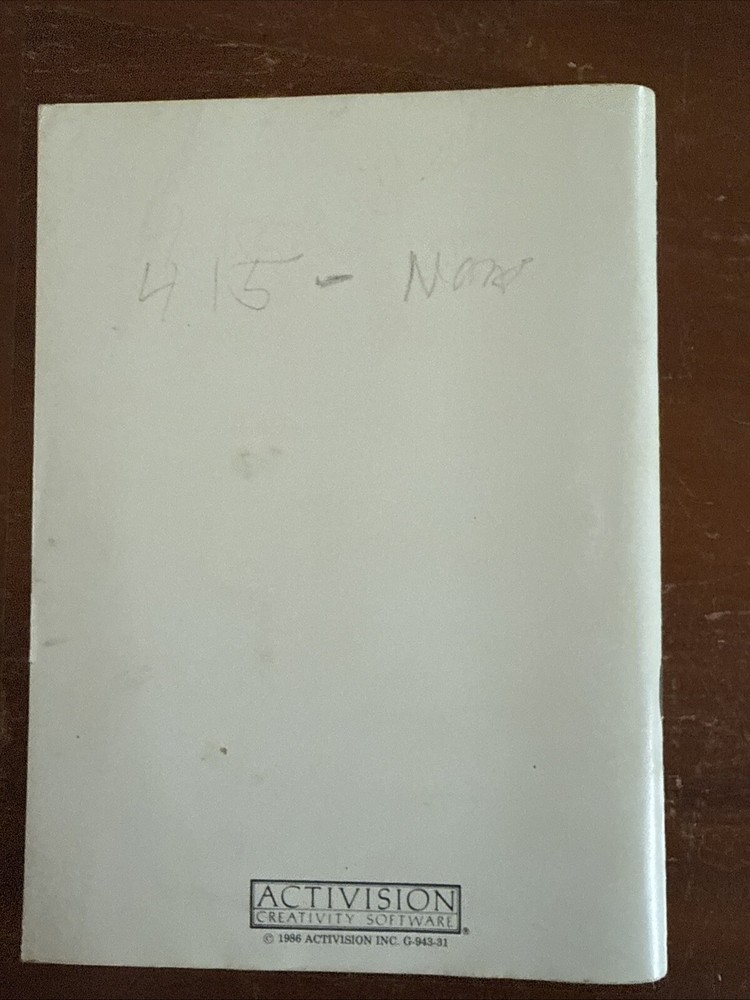 Commodore 64 synthesizer & Sequencer, The Music Studio Instructions Only