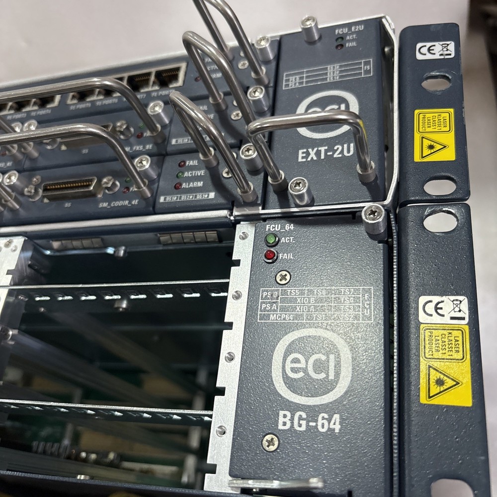 ECI Telecom EXT-2U Chassis with BG-64 Module System