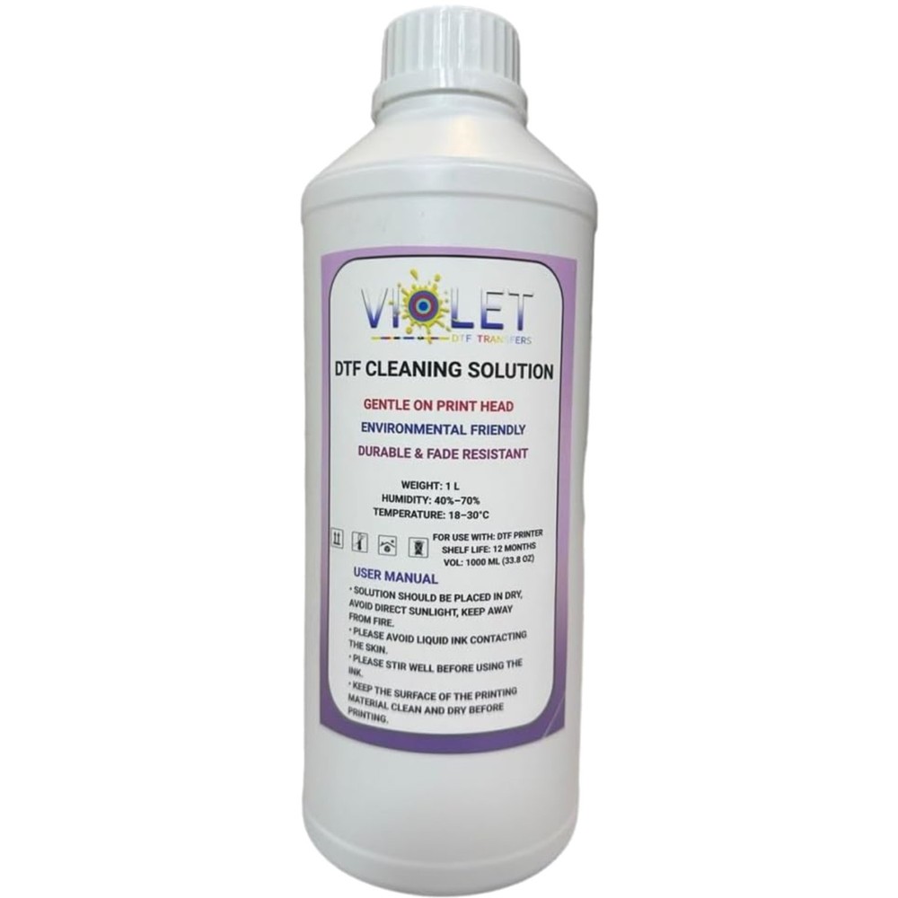 DTF Cleaning Solution 1000ML–Print Head Cleaner for All DTF Printer incl. Ep-...