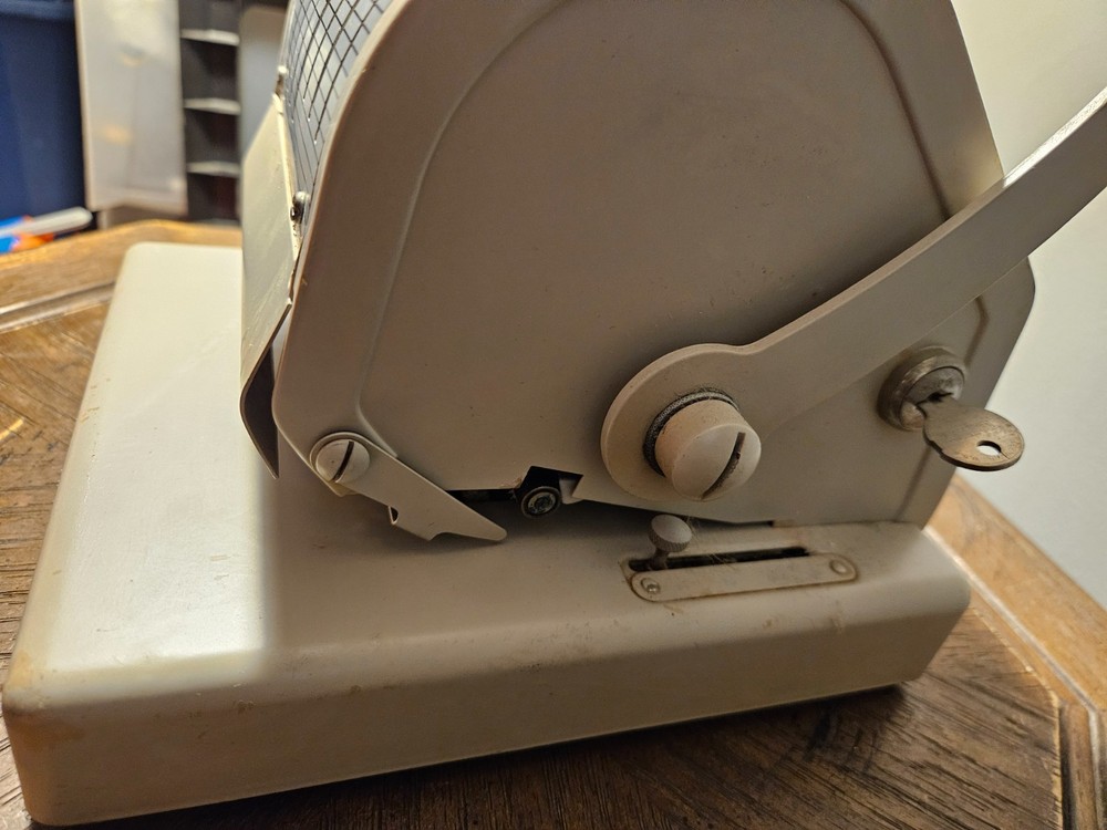 Vintage Paymaster Check Writer series X-550