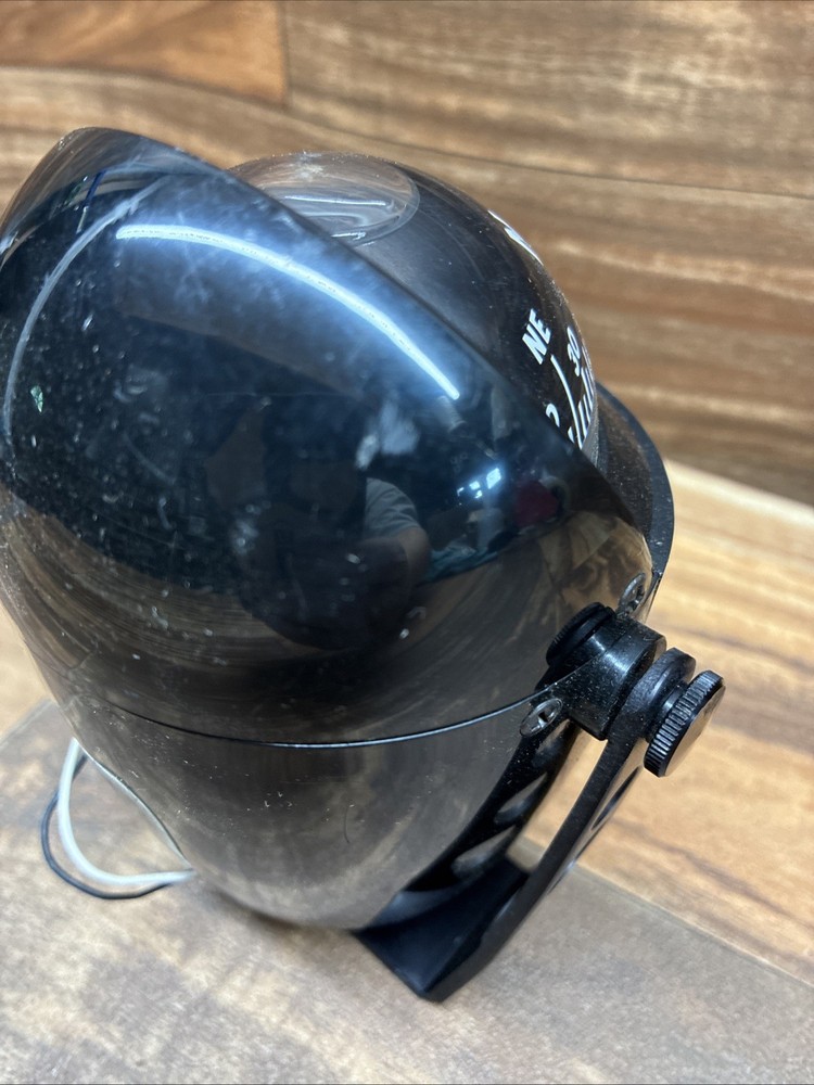 Vtg Airguide Illuminated Compass Shield Adjustable Mount W/Movable Sun EUC