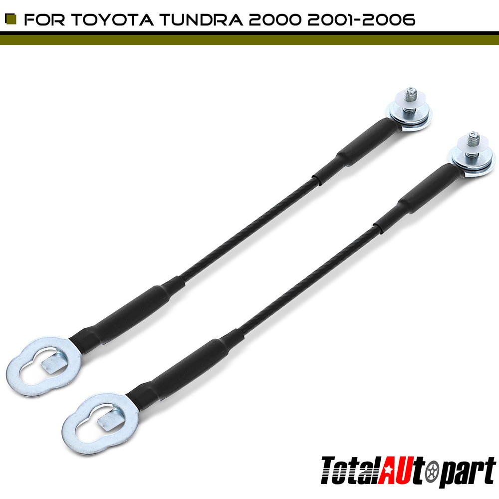 2Pcs Tailgate Support Cable for Toyota Tundra 2000-2006 Driver & Passenger Side
