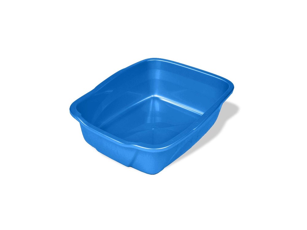 Van Ness Pets Extra Small Open Cat Litter Box, Kitten/rabbit Size, Blu