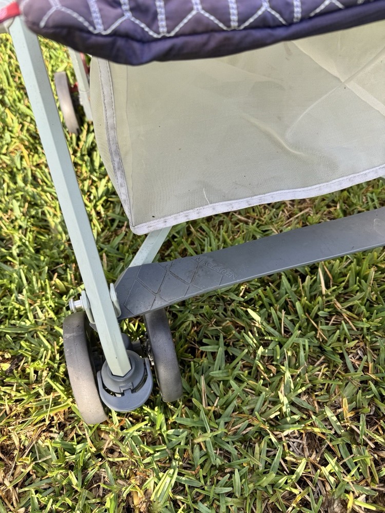 MacLaren Mark 2 Lightweight Umbrella Stroller - Blue/Silver