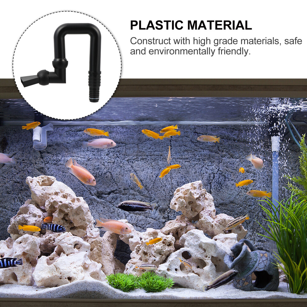 Fish Tank Duckbill Nozzle Aquarium Overflow Return Pipe Accessory