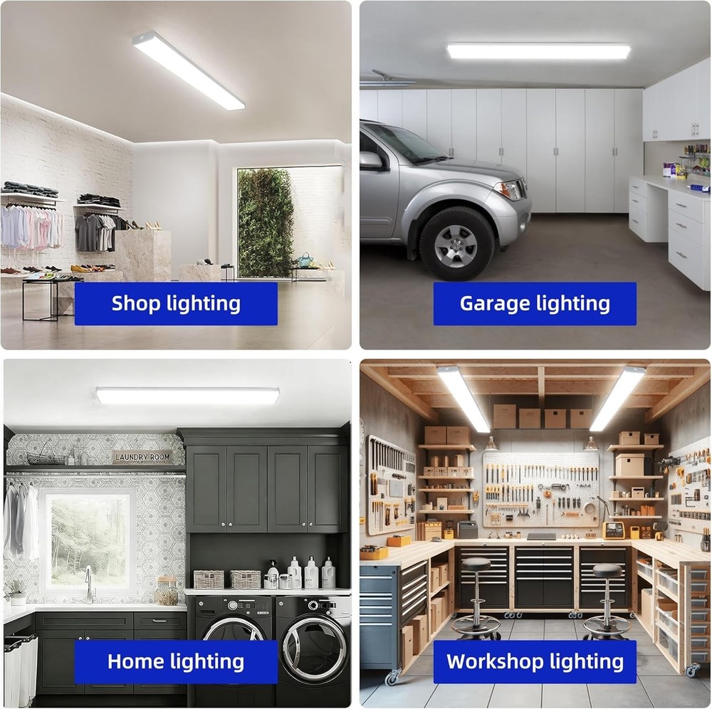 4 Pack 4FT LED Wraparound Light