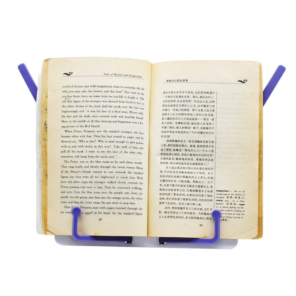 Mini Desktop Book Stand Portable Foldable Lightweight Music Score Tablet Rest