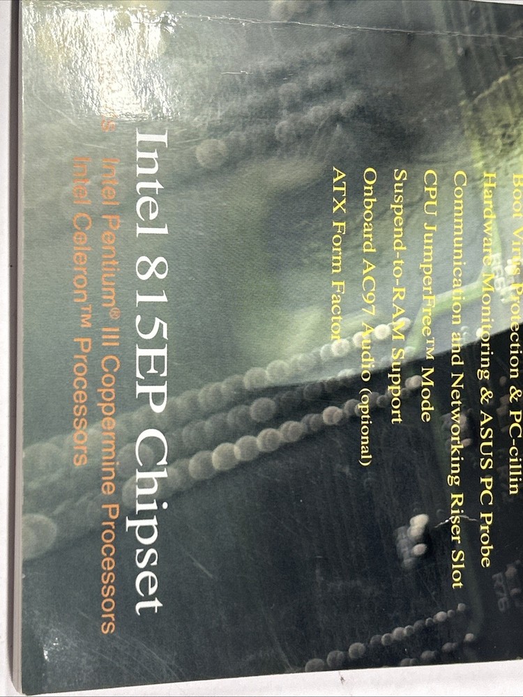 ASUS CUSL2-C Motherboard User Manual, October 2000 - manual only