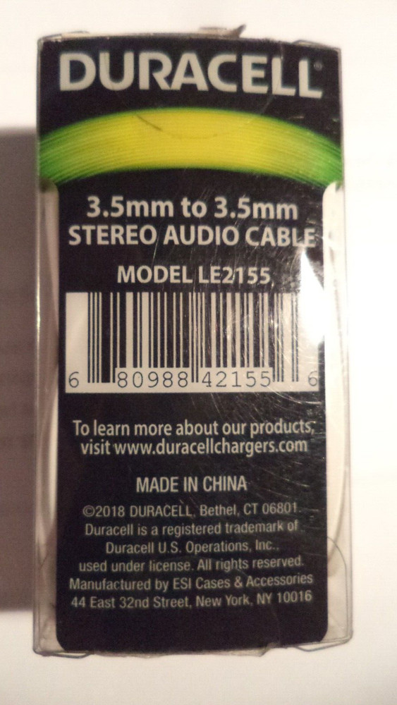 DURACELL MICRO USB CHARGE AND SYNC 3FT LE2177 SELLING ALL AS USED