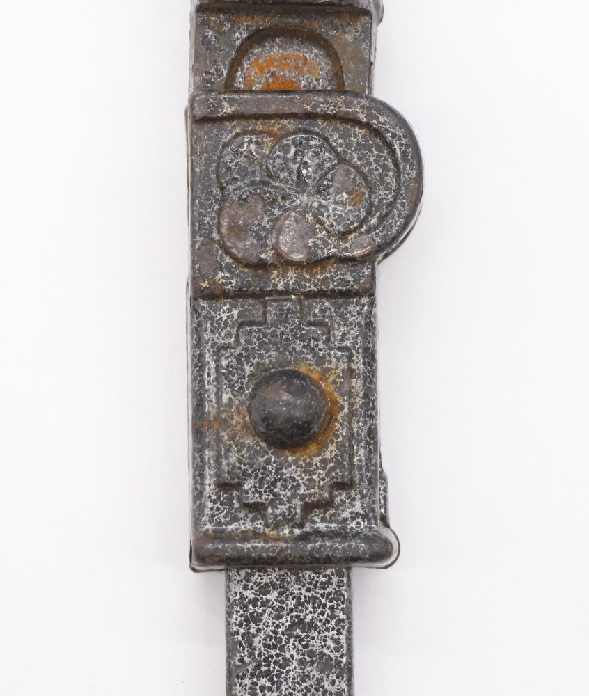 Antique Figural Black Cast Iron Window Shutter Drop Pull