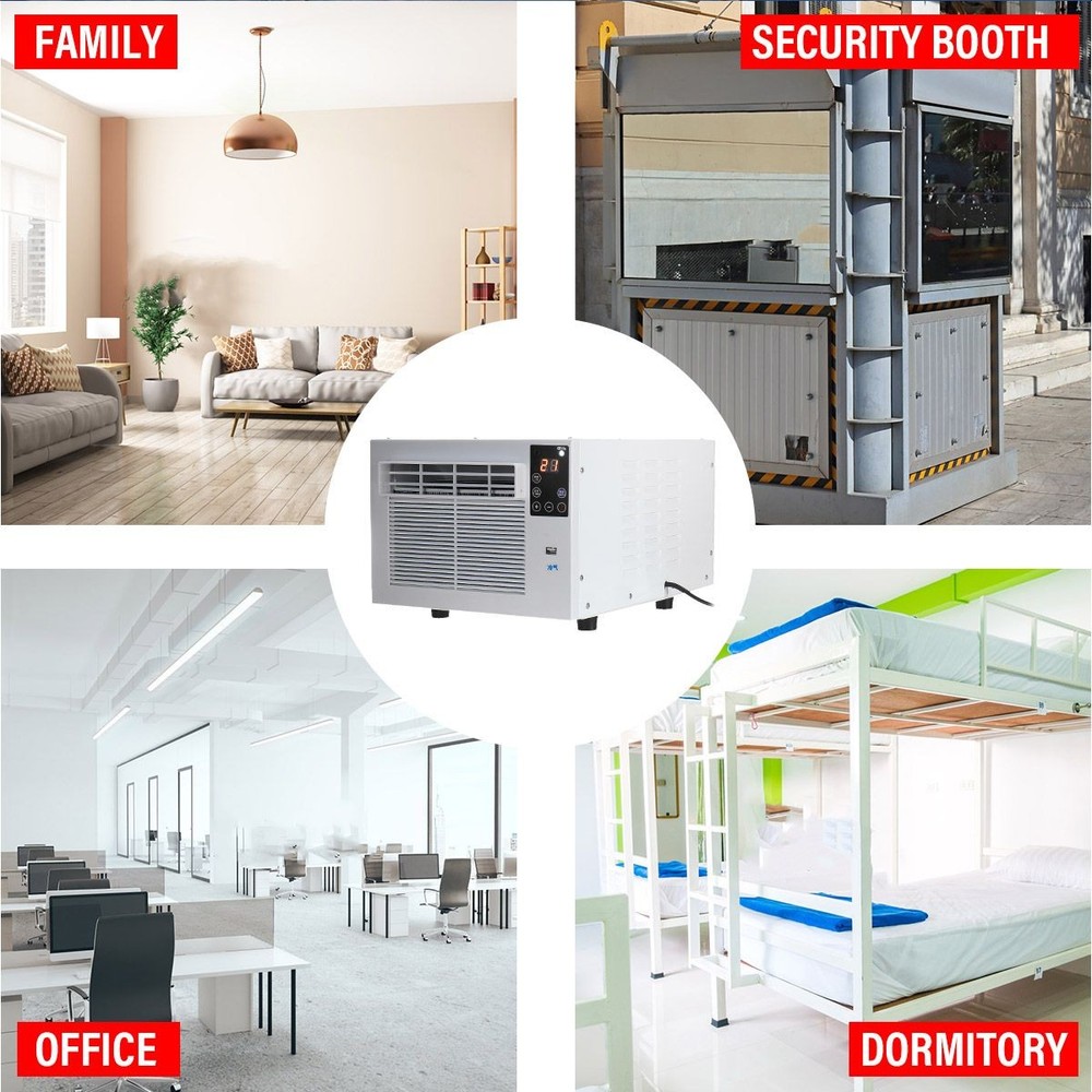 3754 BTU Portable Refrigerated Air Conditioner Cooling/Heating With Timer Remote