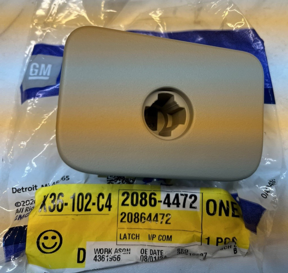 OEM GM 20864472 Instrument Panel Compartment Door Handle.