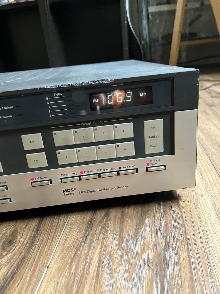 MCS 3625 Modular Component Systems Digital Synthesized Stereo Receiver Tested