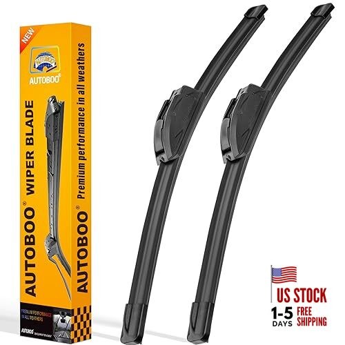 26" and 24" Windshield Wipers Blades 26" + 24"(Pair for Front Windshield)