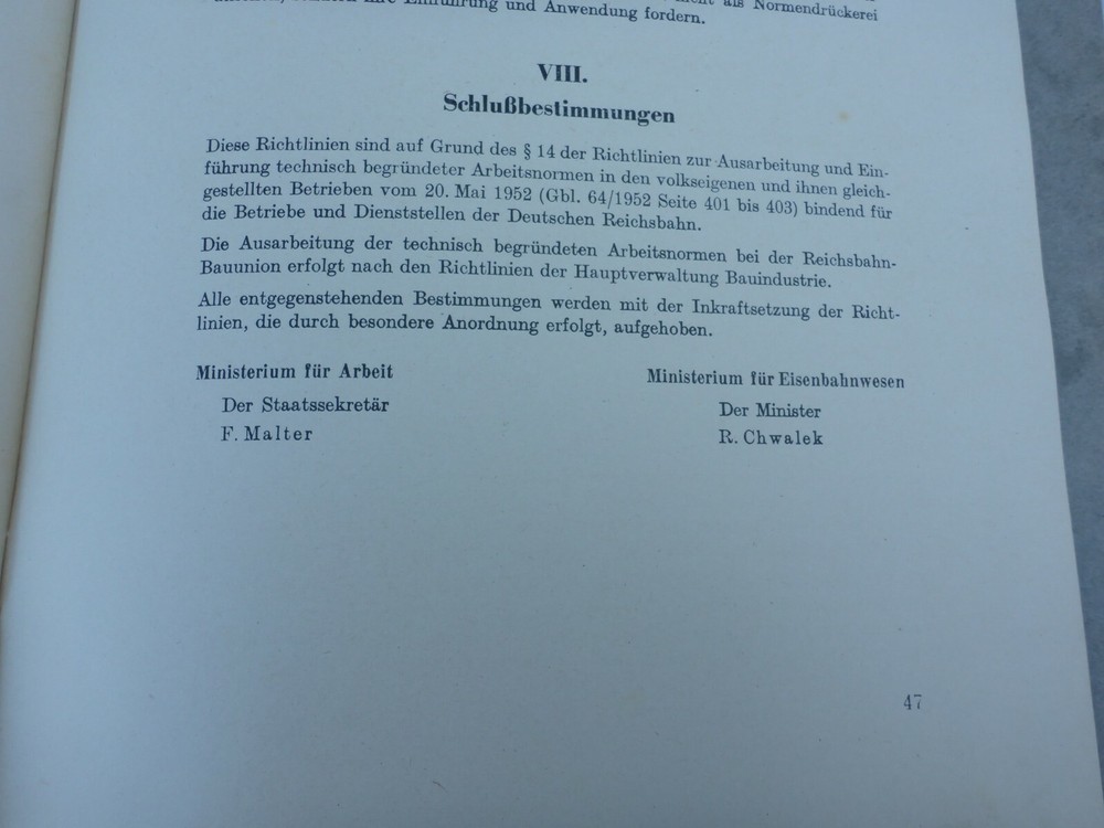 Deutsche Reichsbahn Guidelines For The Development And Introduction Technical Be