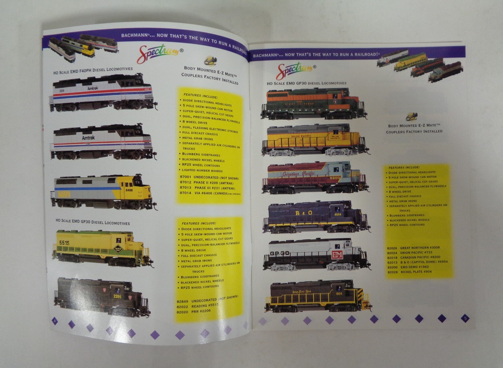 Bachmann Spectrum 1997-1998 Mini Catalog
