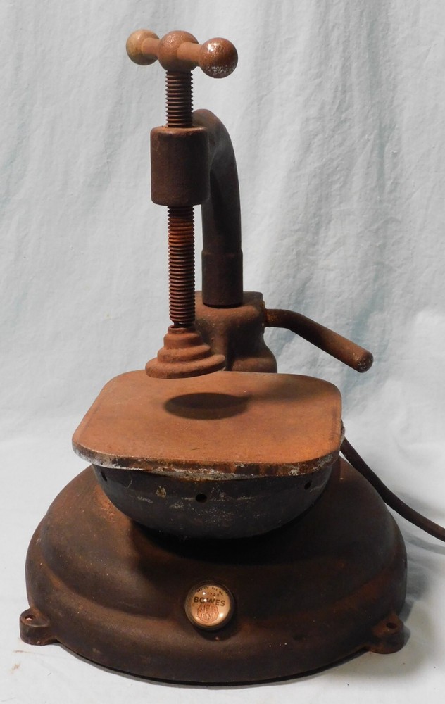 Vintage Bowes Seal Fast Electric Tire Patch Press