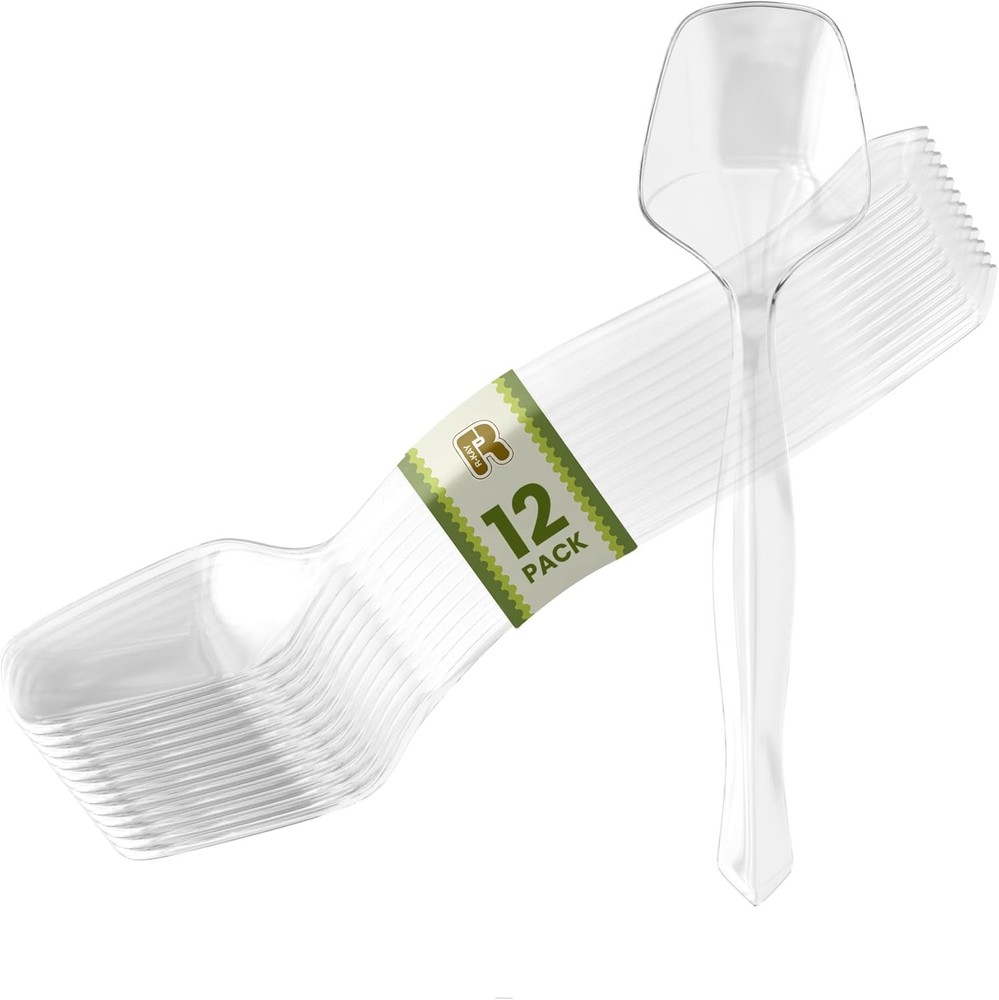 Plastic Serving Spoons For Buffet - Clear Plastic Serving Utensils For Hot