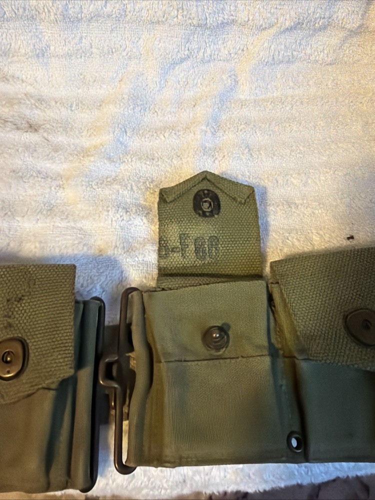 WW1 US Army Ammo Belt Mills 1918