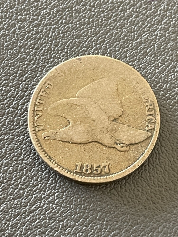 1857 FLYING EAGLE CENT (B75)