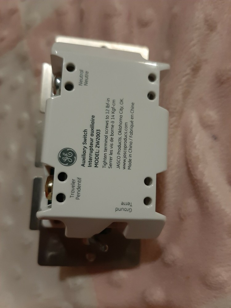 New In Box GE In Wall EZ Add On Switch