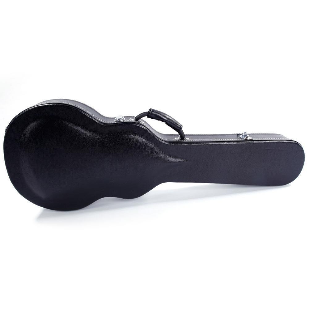 rotable Glarry Microgroov Bulge Surface Electric Guitar GLP Hard Case with Lock