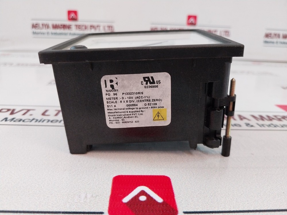 Rishabh PQ 96 Voltage Panel Meter -0-10V