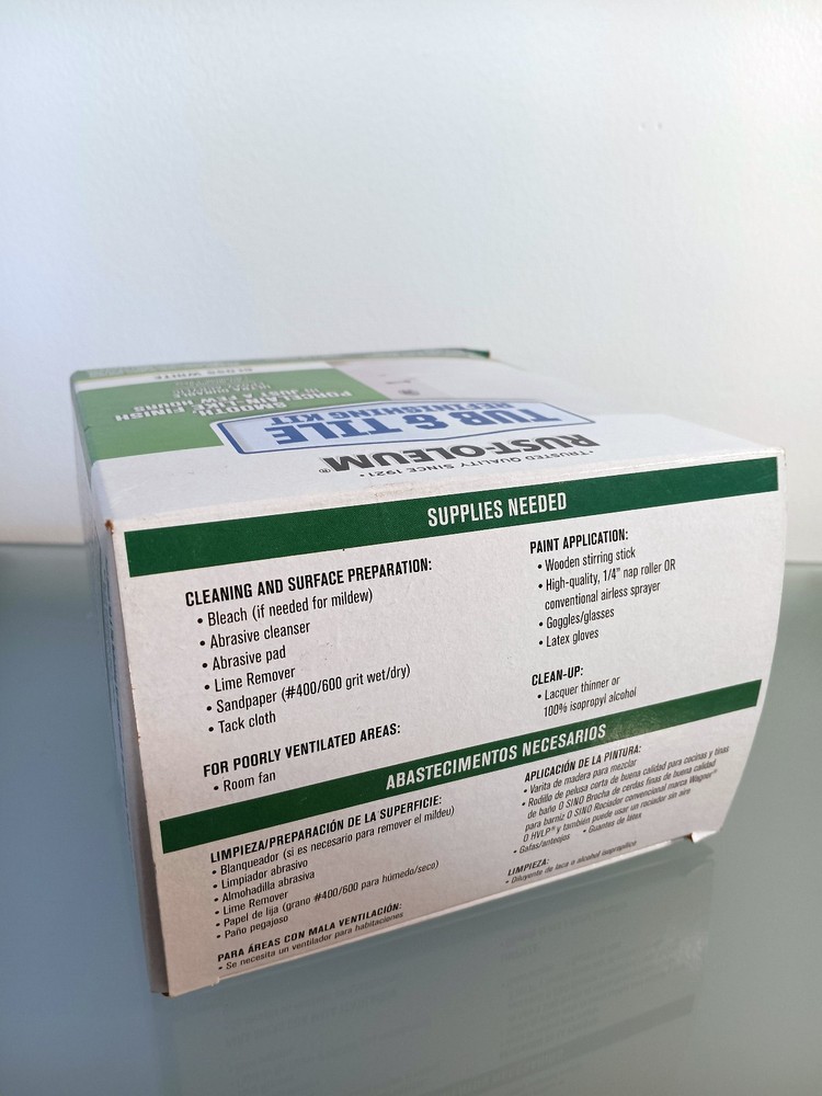 Rust-Oleum Tub and Tile Refinishing Kit - Gloss White