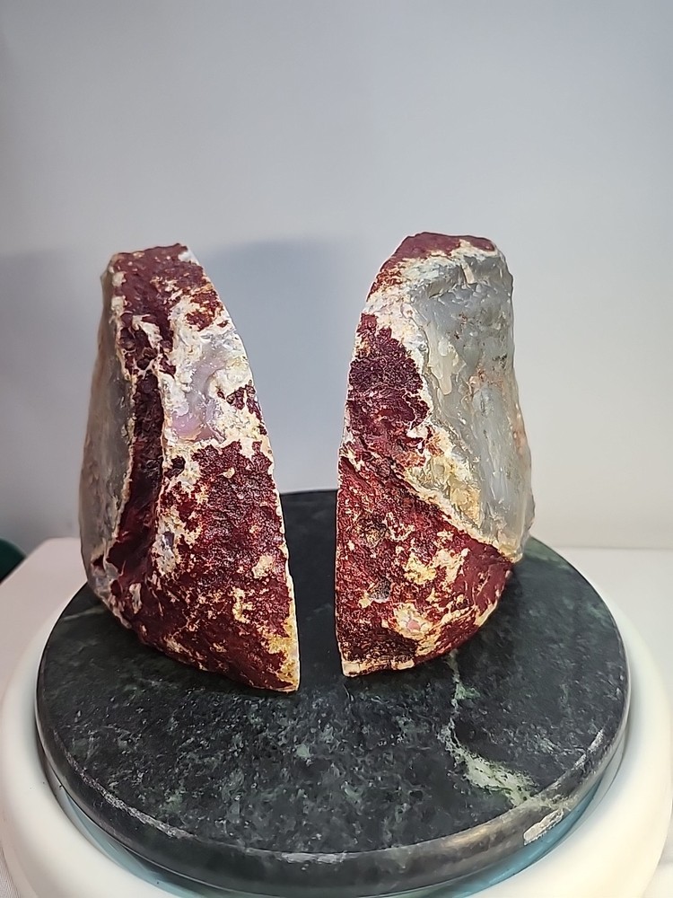 Bookends Beautiful Pinkgrey Stones