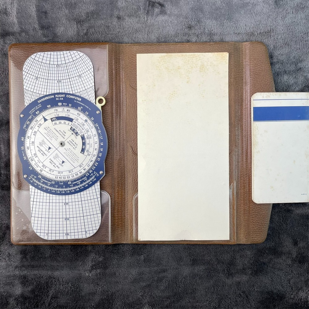 Sanderson Flight Computer Manual and Organizer SC-3A