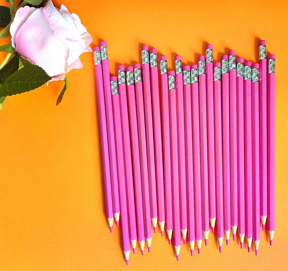 Adhere 25pcs Checking Pencils Erasable colored Pencils Pre-Sharpened #2 HB,fo...
