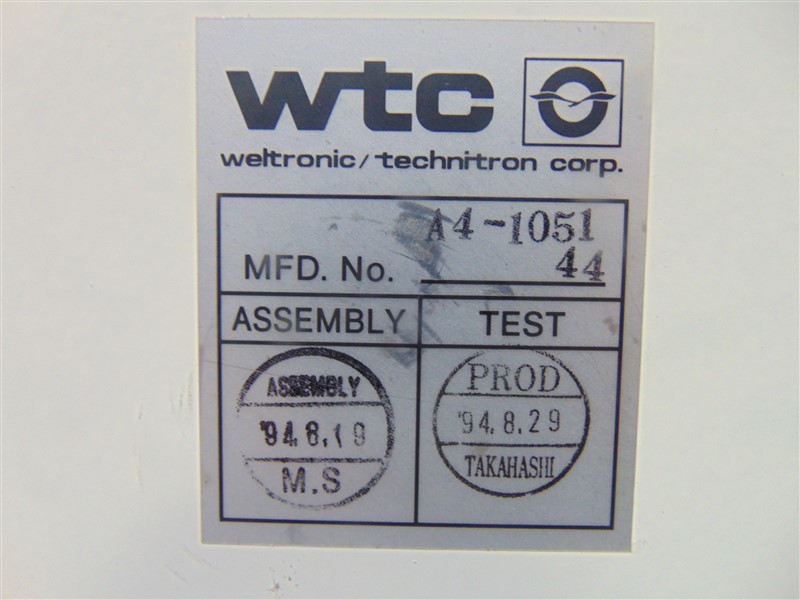 USED WTC U60S-T95A Welding Controller