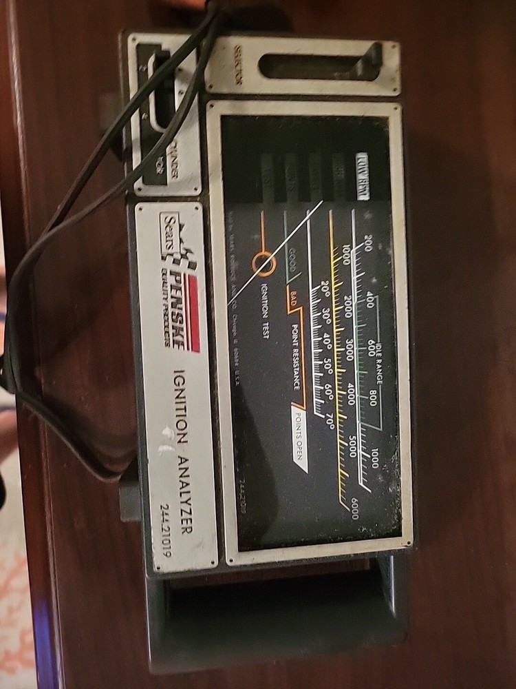 Vintage Sears Penske Ignition Analyzer Diagnostic Auto Tool Automotive *TESTED*