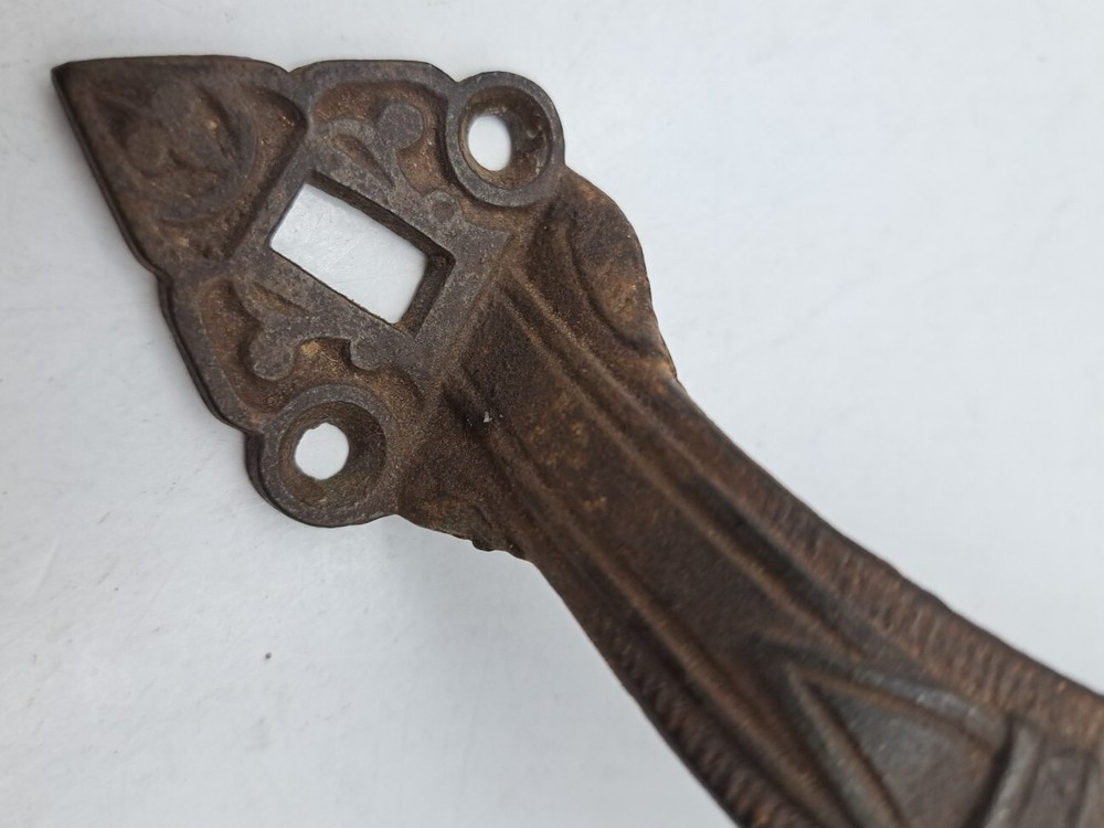 Antique/Vintage Thumb Latch Handle Belt & Buckle Door Handle Pull Door Hardware