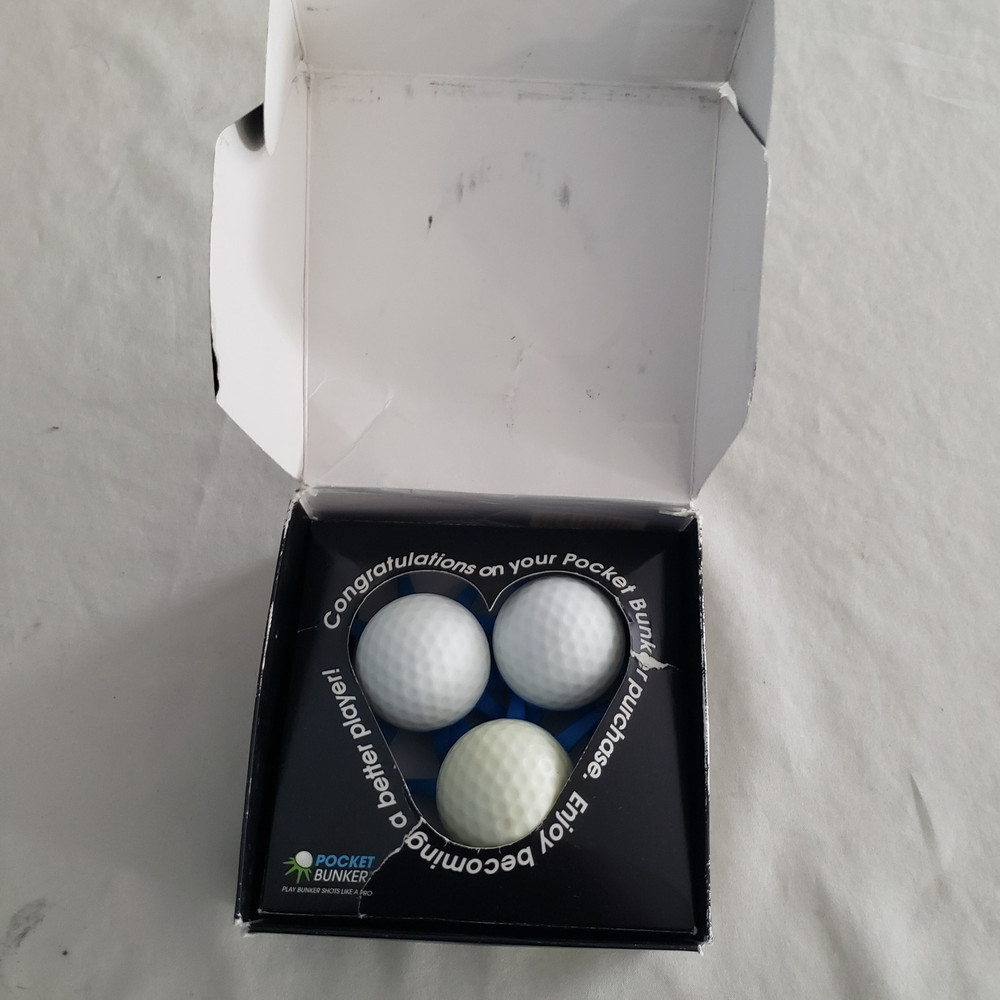 3 pack -Pocket Bunker Shots off Grass with This Training Aid w box
