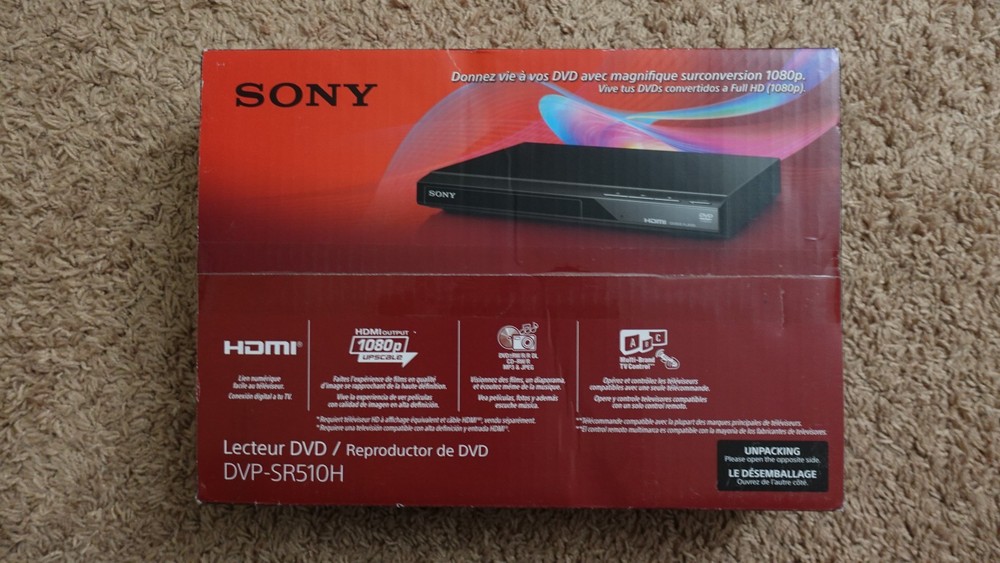 Sony DVP-SR500H DVD Player