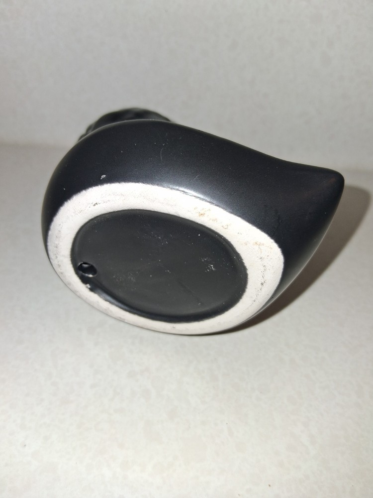 USA Ceramic Incense Holder Small Meditation Burner 4” Black
