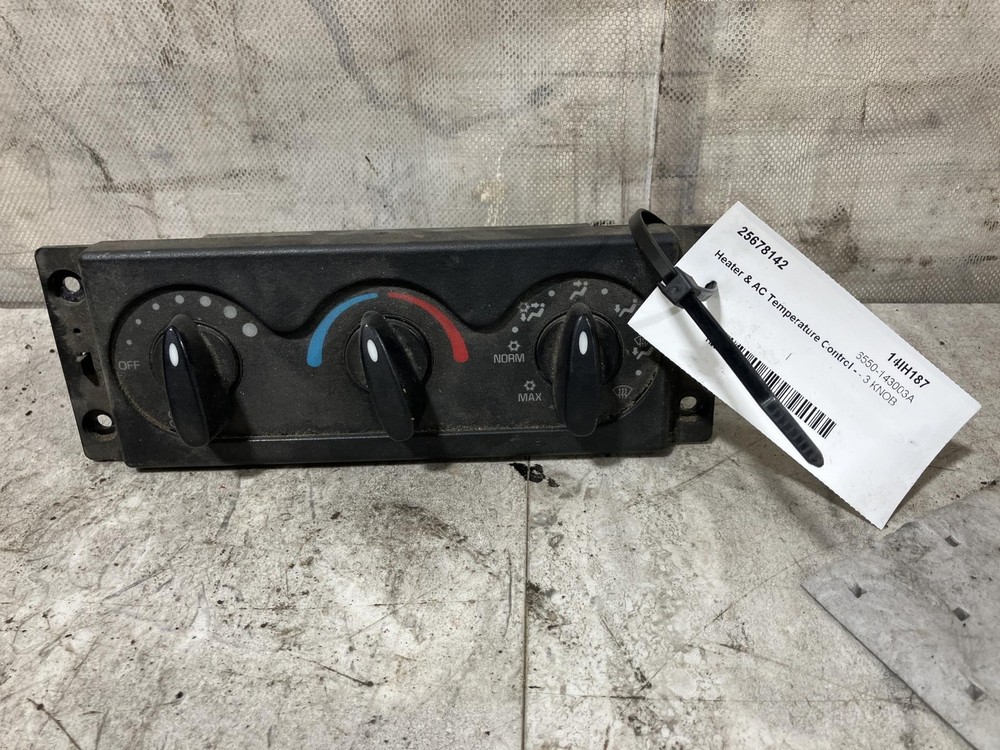 2011-2020 International PROSTAR Heater A/C Temperature Controls - Used