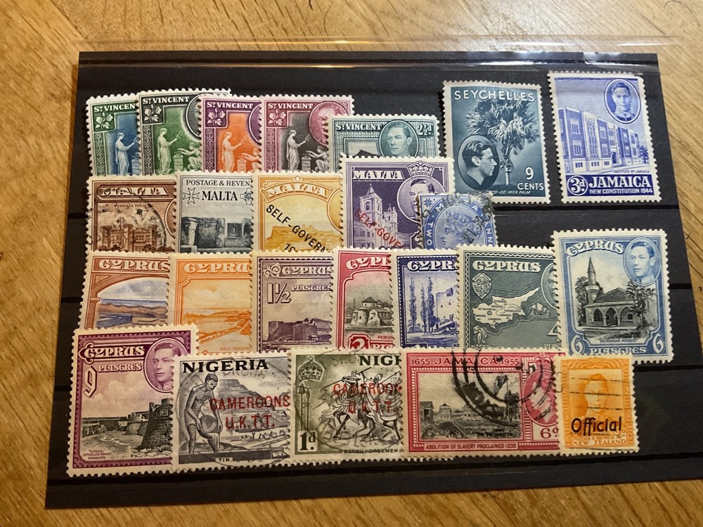 Classic commonwealth mounted mint or used stamps  B2722