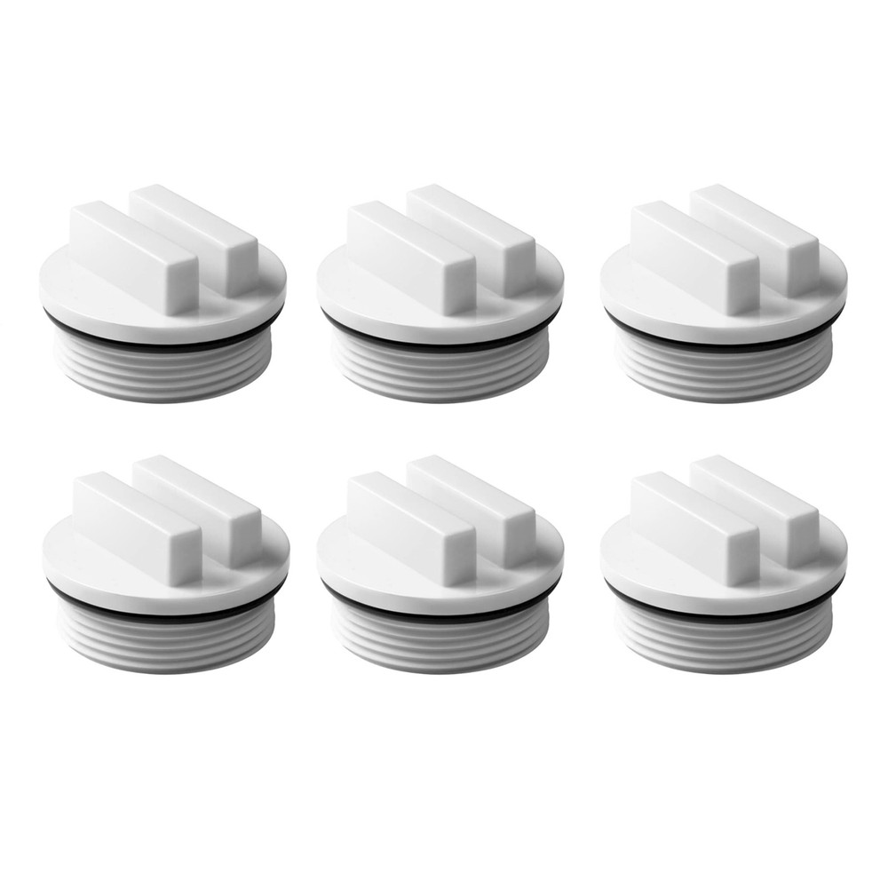 6* Pool Threaded Plugs Filter Drain Plug SP1022C For Winterizing Pools