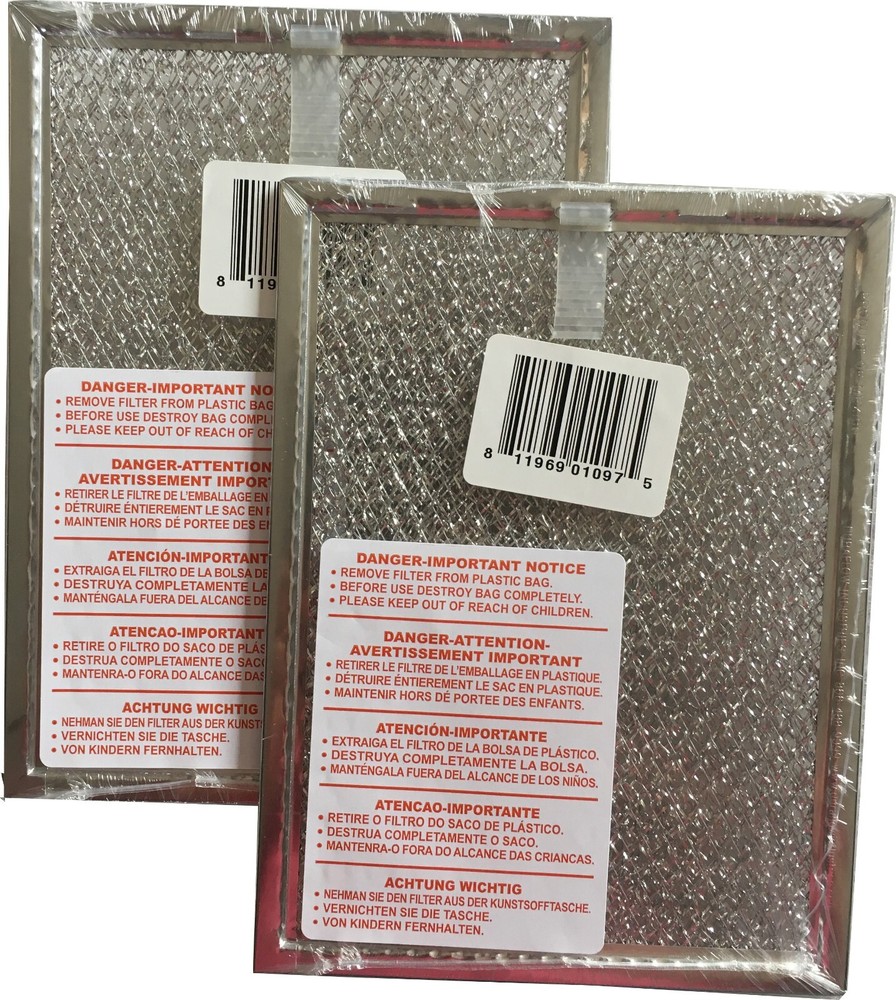 Replacement filter , comparable to WB06X10309 Microwave Filter (2-Pack) AF4279