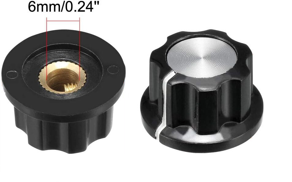 10Pcs Potentiometer Switchs knob Cap Plastic Knob Plum Handle ﻿