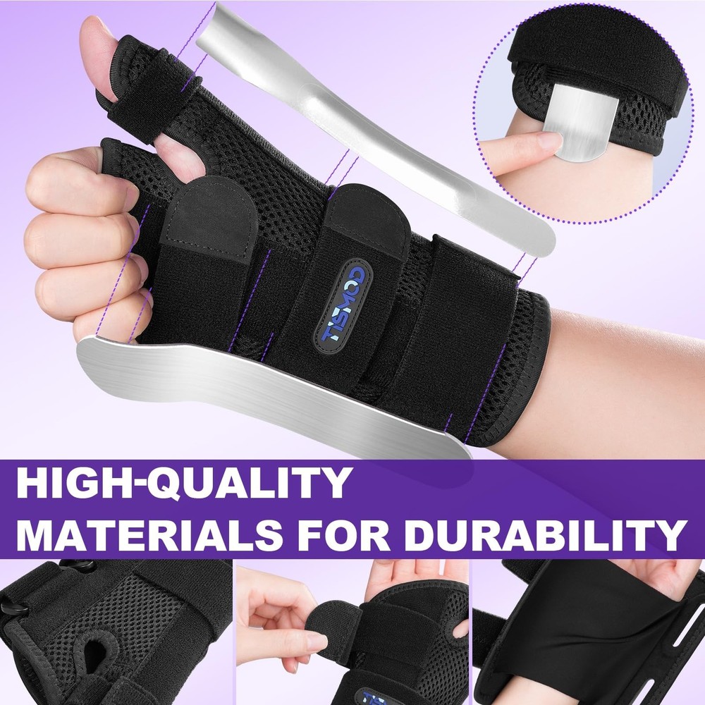 Thumb Spica Splint left Right Hand,Wrist Brace with Thumb Support for De Quer...